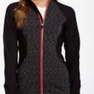 MPG Black|Red Tread Run Jacket With Zip Pockets Size Small